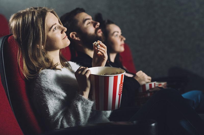 watching cinema