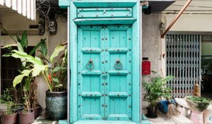 Blue-toned Townhouse